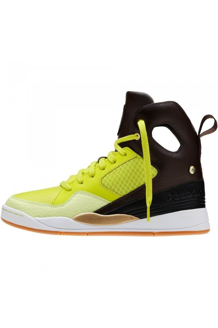 REEBOK ALICIA KEYS COURT - дамски кецове - кафяво/бяло/жълто