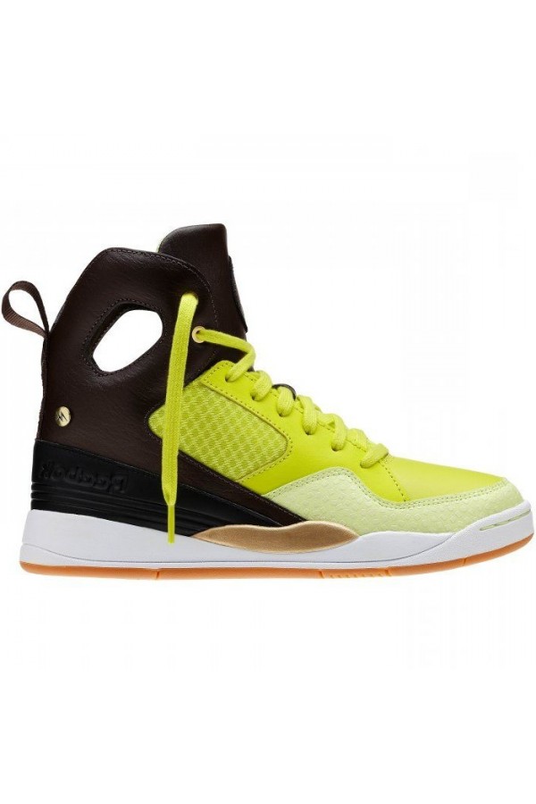 REEBOK ALICIA KEYS COURT - дамски кецове - кафяво/бяло/жълто